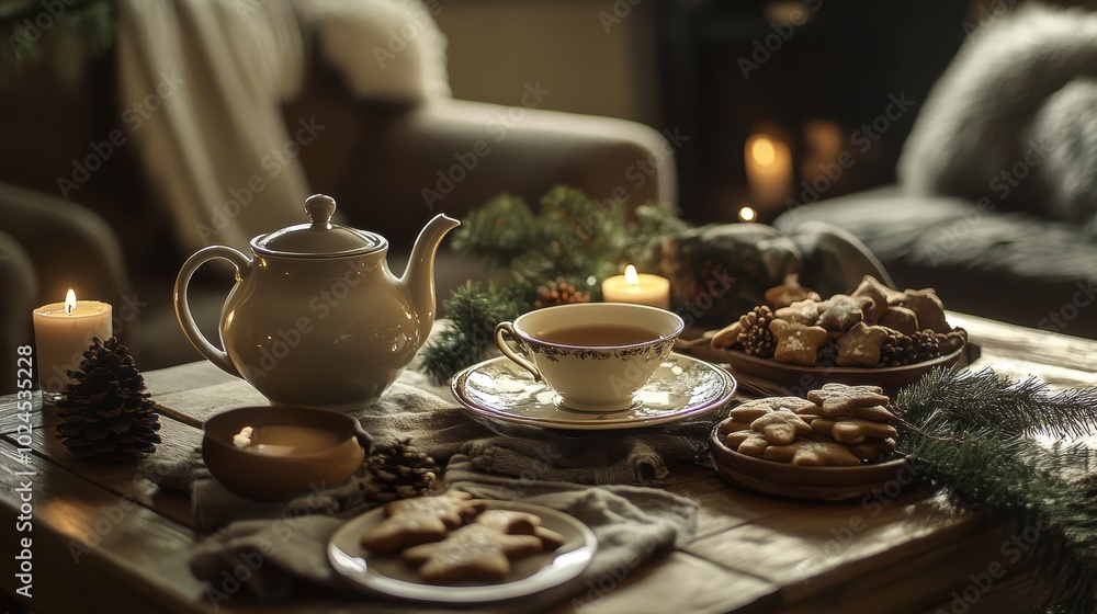Rustic Holiday Table Set for Gathering Rustic Holiday Table Set for Gathering