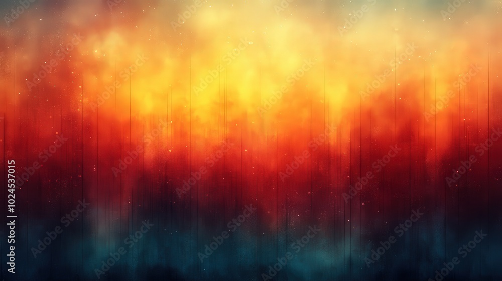 Abstract Gradient Of Warm And Cool Colors With Blurred Lines And Glowing Particles Creating A Vibrant Atmosphere Abstract Gradient Of Warm And Cool Colors With Blurred Lines And Glowing Particles Creating A Vibrant Atmosphere