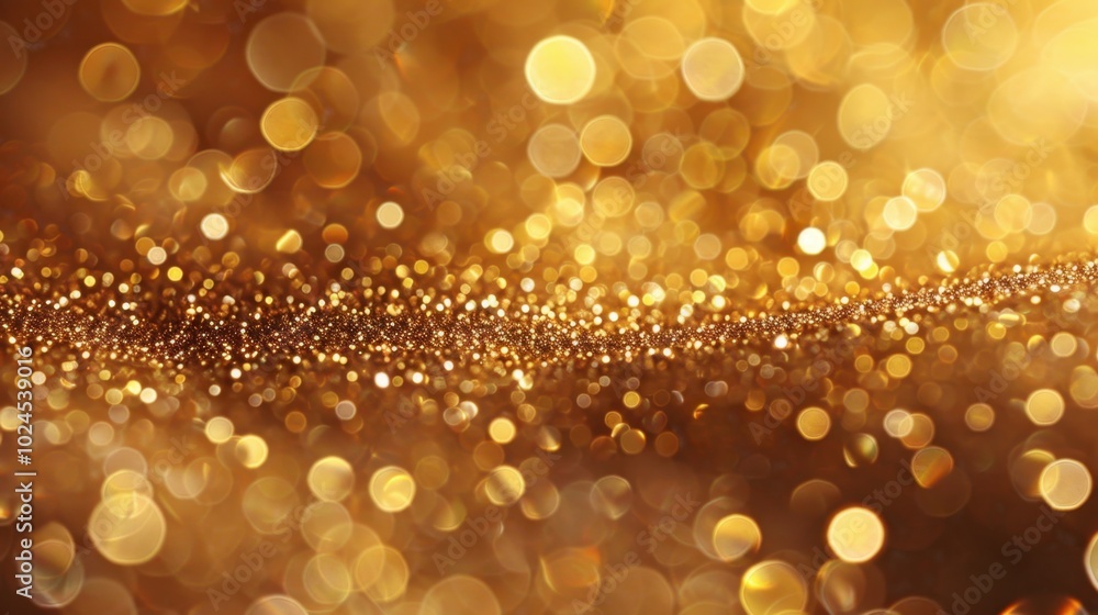 Sparkling Golden Bokeh Background for Celebrations Sparkling Golden Bokeh Background for Celebrations