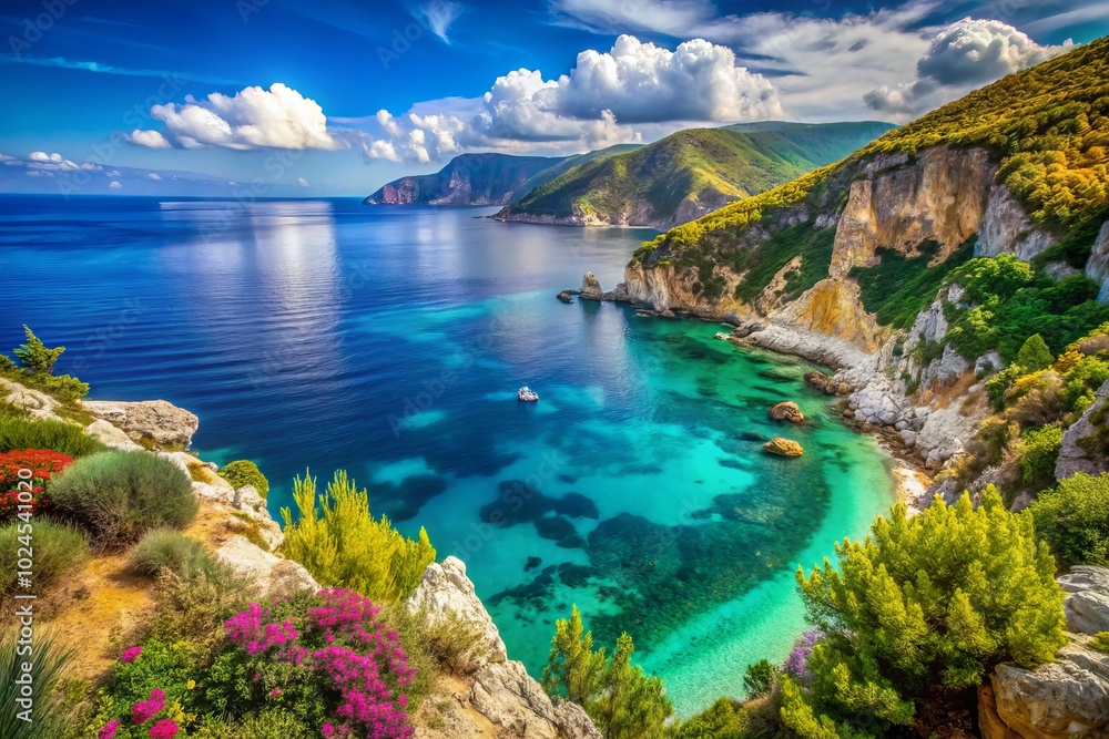 Breathtaking portraits of Kefalonia reveal the mesmerizing Mediterranean coastline, featuring striking landscapes, vibrant blue waters, and the island's enchanting natural beauty that captivates Breathtaking portraits of Kefalonia reveal the mesmerizing Mediterranean coastline, featuring striking landscapes, vibrant blue waters, and the island's enchanting natural beauty that captivates