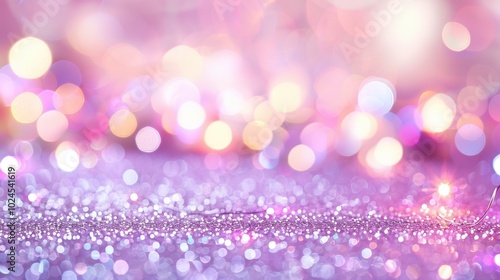 Sparkling Bokeh Background with Soft Pastel Tones