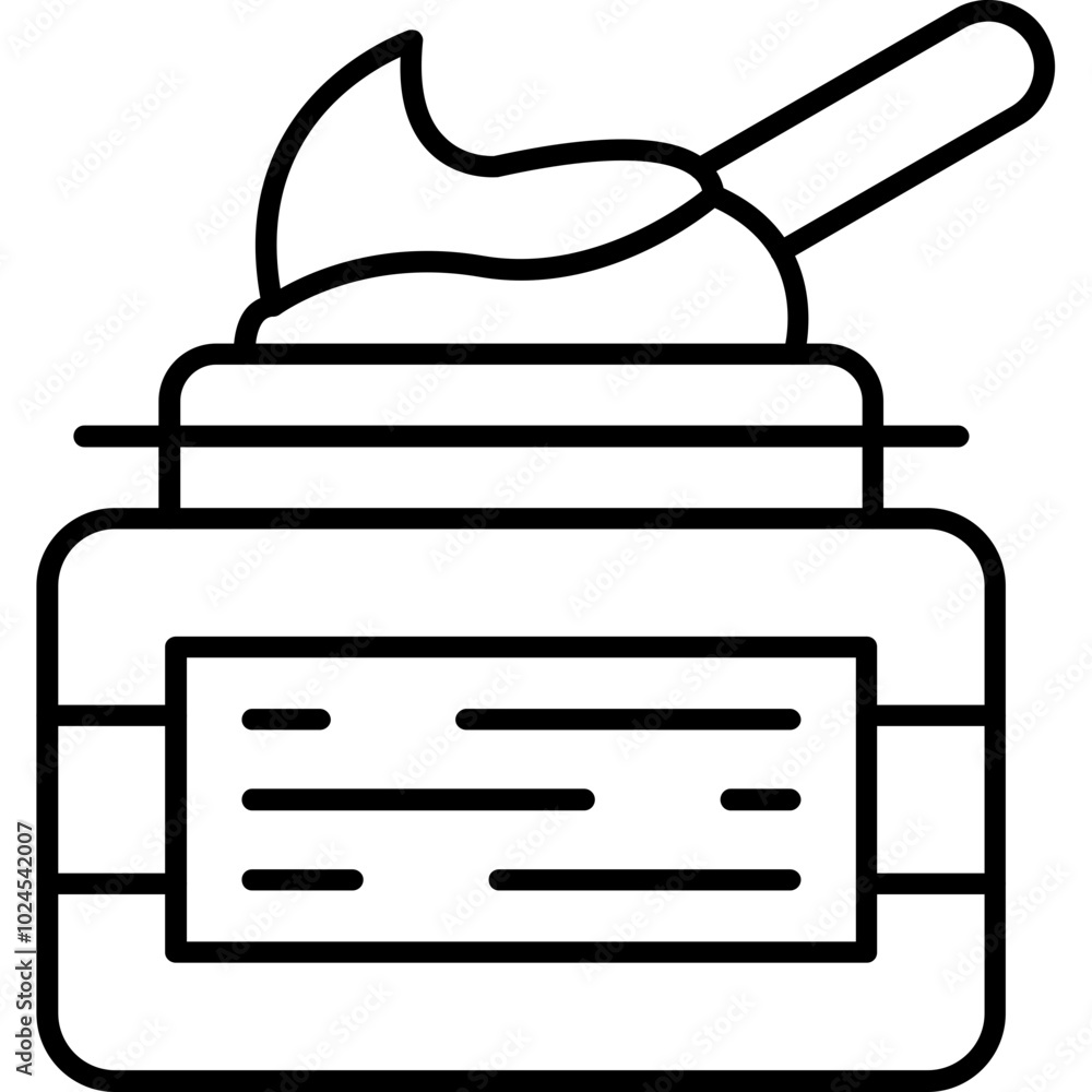 Obraz premium Body Scrub Icon