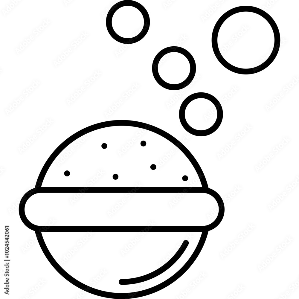 Bath Bomb Icon Bath Bomb Icon