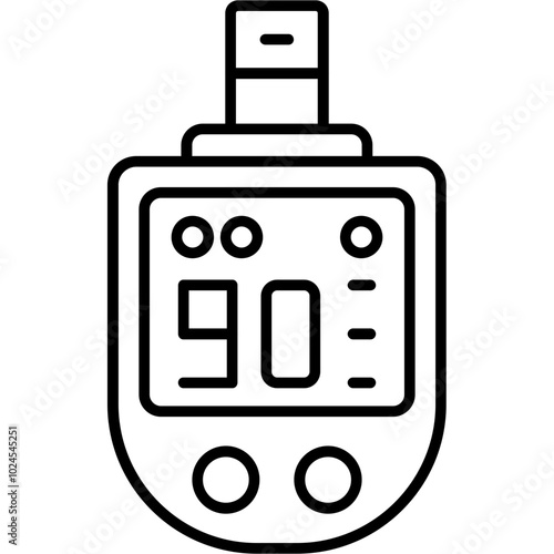 Glucose Meter Icon