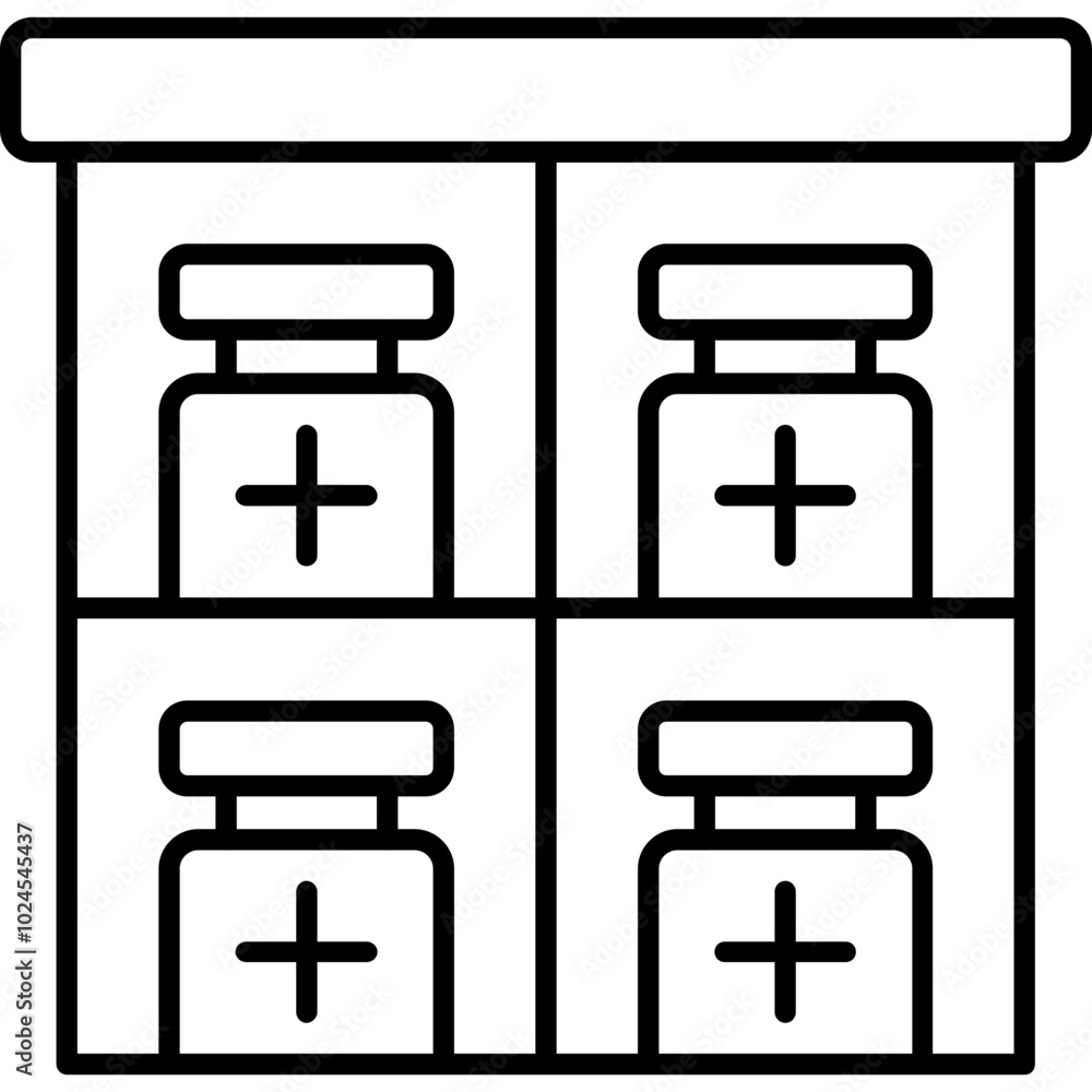 Medicine Cabinet Icon Medicine Cabinet Icon