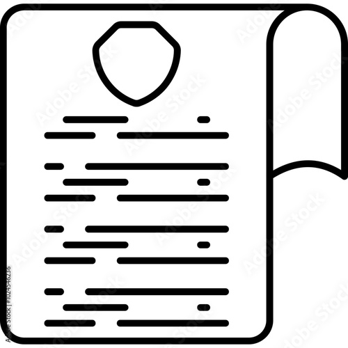 Insurance Certificate Icon