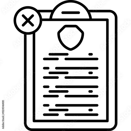 Policy Cancellation Icon