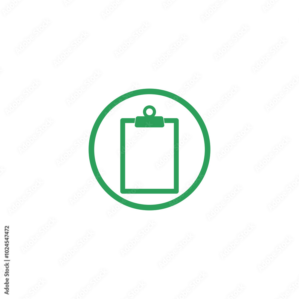 Paper clipboard icon isolated on transparent background Paper clipboard icon isolated on transparent background