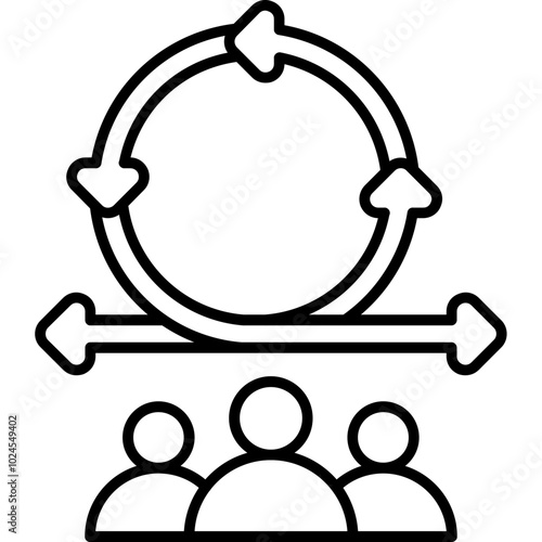 Agile Team Duplicate Icon