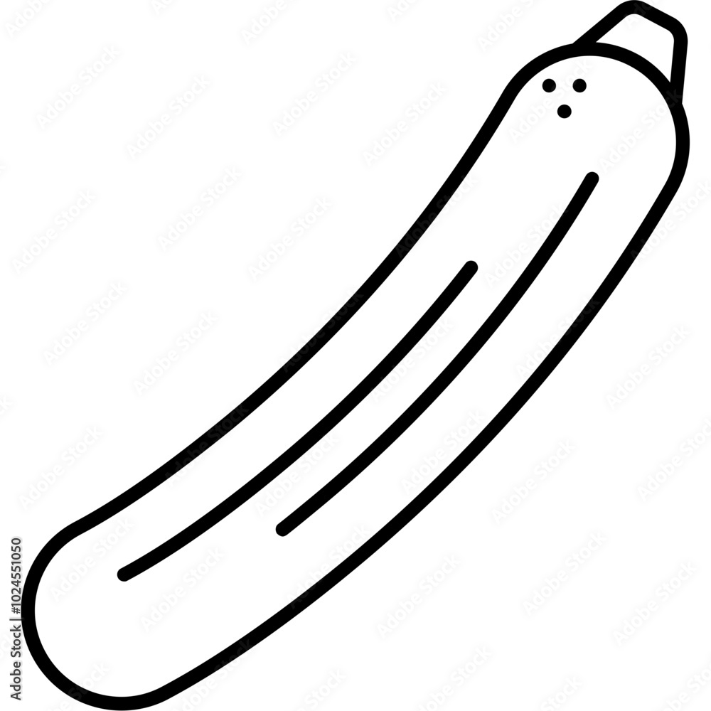 Zucchini Icon Zucchini Icon