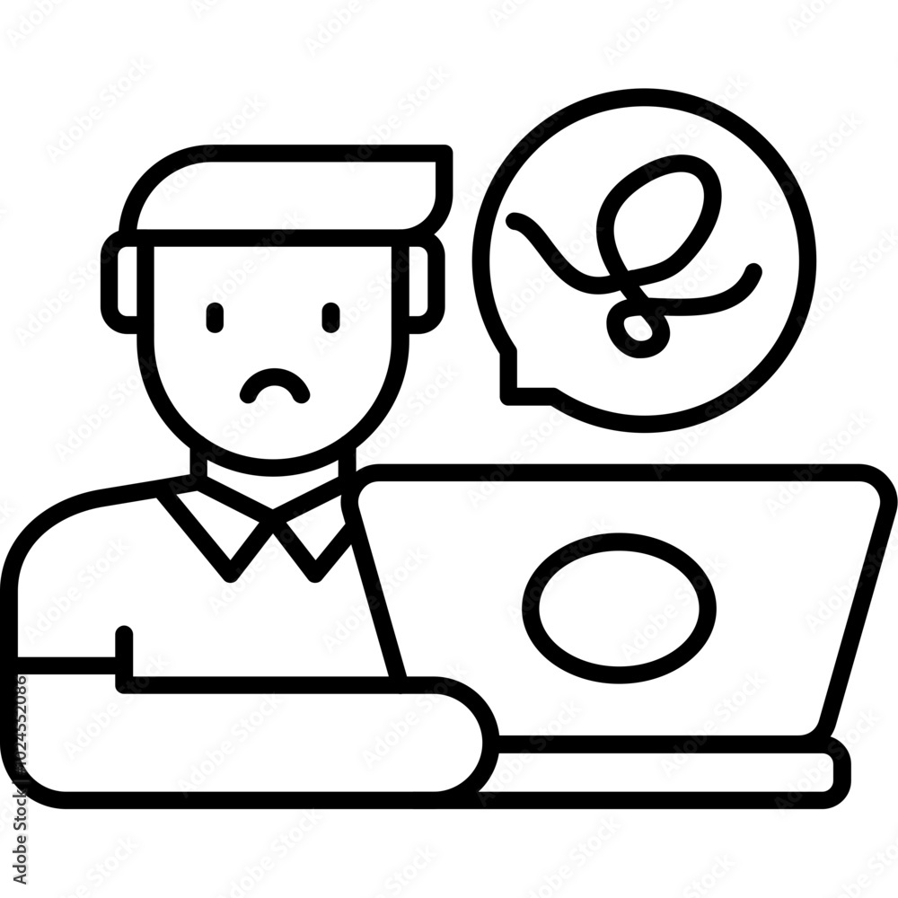 Workplace Mental Health Icon Workplace Mental Health Icon