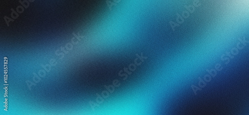 Deep teal and blue gradient backdrop with a soft noise texture, creating a calming and smooth visual effect. Ideal for banners and digital designs