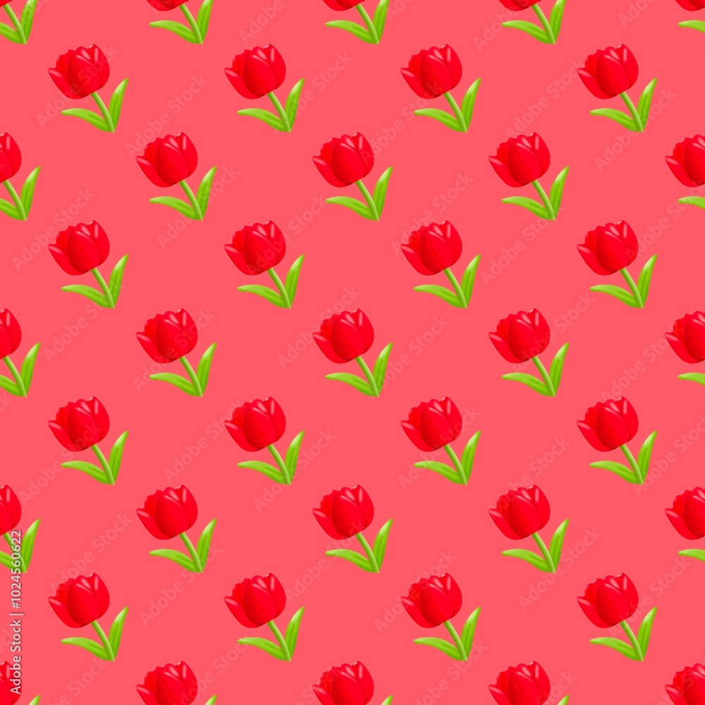 seamless pattern with tulips seamless pattern with tulips