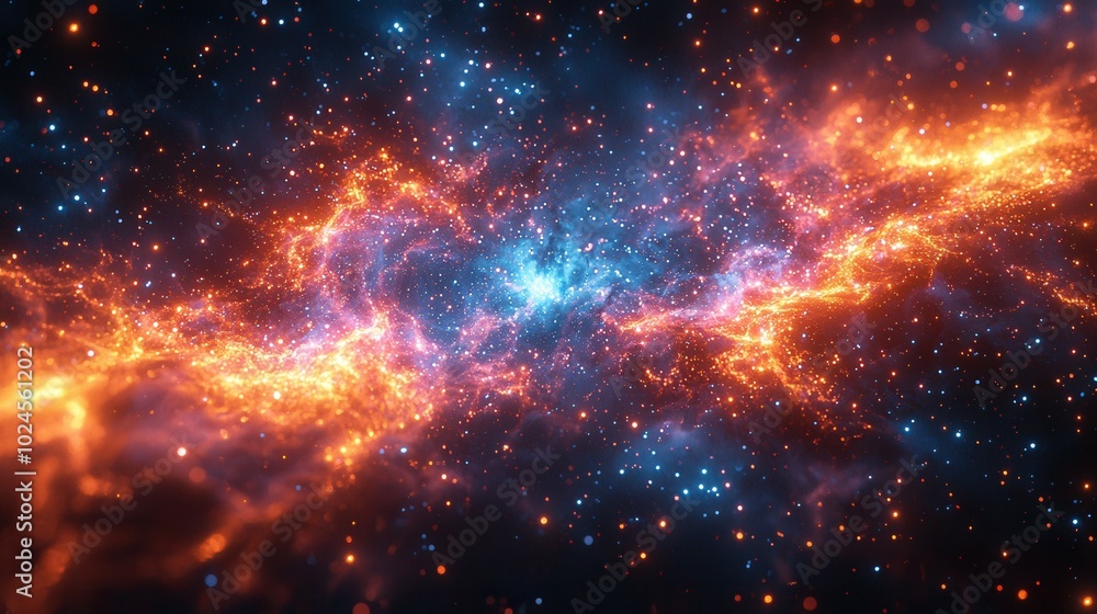 A stunning view of a nebula filled with vibrant colors and twinkling stars, showcasing the beauty and mystery of the universe. A stunning view of a nebula filled with vibrant colors and twinkling stars, showcasing the beauty and mystery of the universe.