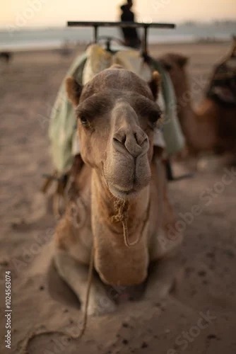 Fototapeta samoprzylepna Camel smiling
