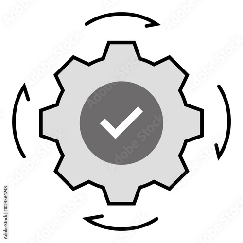 utonomy and Control Icon. Independence Decision Making Self Governance and Freedom Icon.