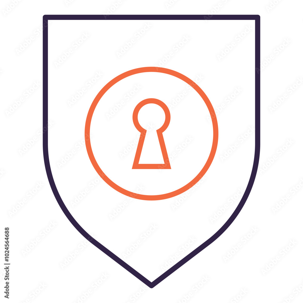 Privacy Icon - Data Protection, Confidentiality, Shield, Lock and Security Icon. Privacy Icon - Data Protection, Confidentiality, Shield, Lock and Security Icon.