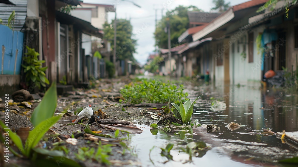 Naklejka premium nice landscape theme for wallpaper