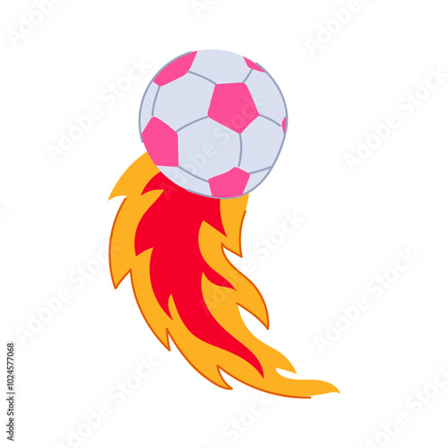 pass speed soccer ball cartoon. kick strike, curve control, finesse power pass speed soccer ball sign. isolated symbol vector illustration