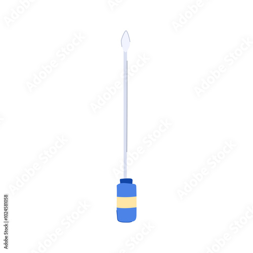 infection sterile swab cartoon. cleanliness laboratory, medical microbiology, diagnostics healthcare infection sterile swab sign. isolated symbol vector illustration