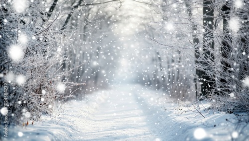 Winter Wonderland: Snowfall Path