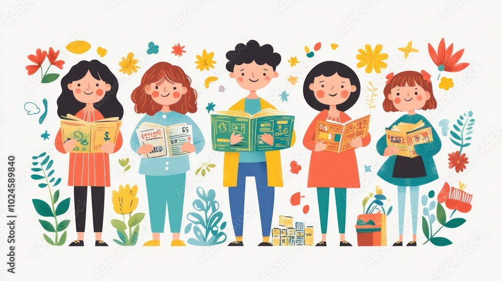 Children Reading Books Children Reading Books