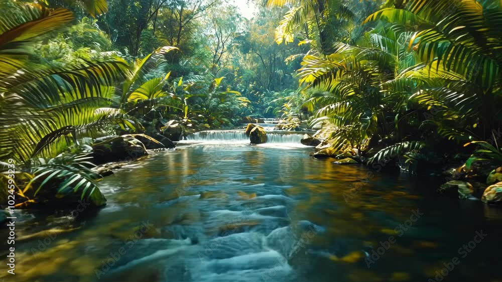 Tranquil Jungle River Tranquil Jungle River