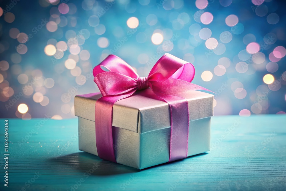 Luxury Gift Box with Pink Bow for Holiday Celebrations, Perfect for Birthdays and Special Occasions Luxury Gift Box with Pink Bow for Holiday Celebrations, Perfect for Birthdays and Special Occasions