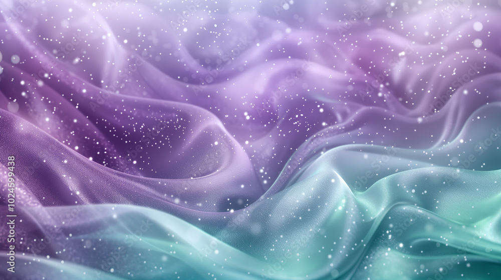 Abstract Wavy Patterns in Shades of Purple and Teal with Star-Like Speckles, Perfect for Creative and Artistic Projects. Abstract Wavy Patterns in Shades of Purple and Teal with Star-Like Speckles, Perfect for Creative and Artistic Projects.