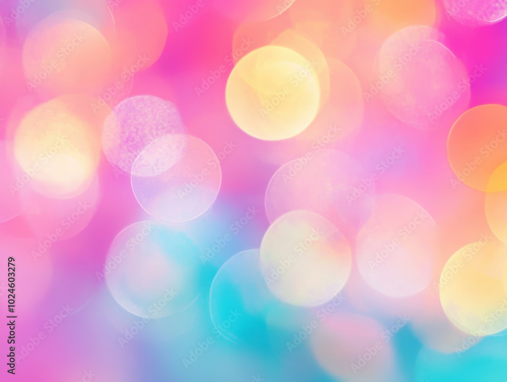 Vibrant bokeh effect with colorful splashes of light creating a mesmerizing abstract background Vibrant bokeh effect with colorful splashes of light creating a mesmerizing abstract background
