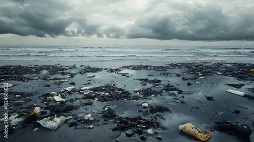 Polluted Beach photo