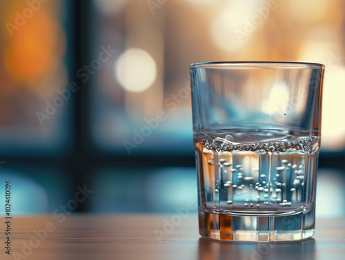 Wallpaper Mural A glass with clean transparent water. Torontodigital.ca