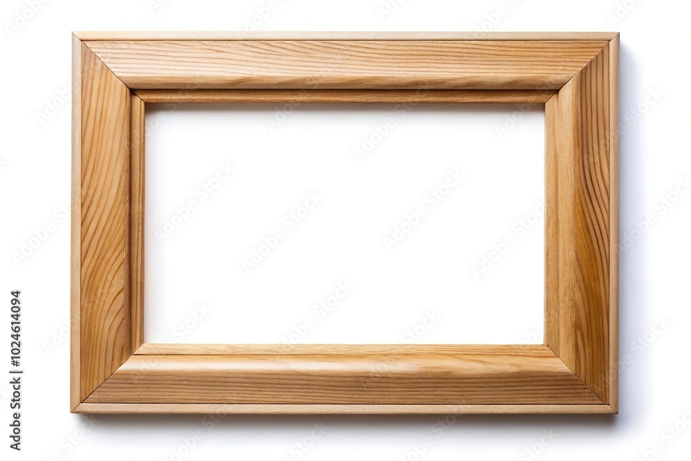 Simple frame layout with white background point of view