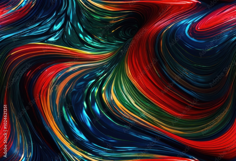 Fototapeta premium detailed close colorful glass surface displaying unique patterns textures, rainbow, lgbtq, lgbt, pride, love, equality, art, design, light, reflection, sheen