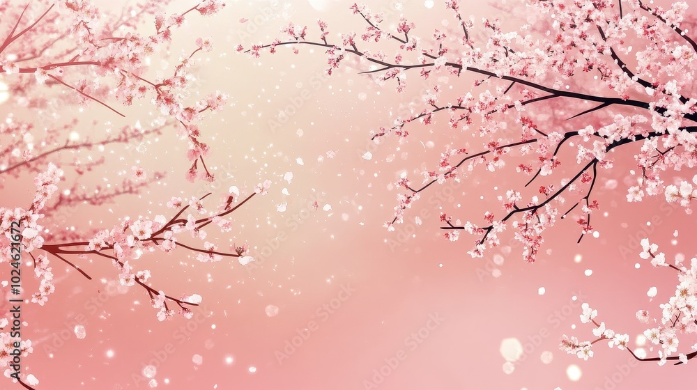 Serene Blossom: A Soft Spring Enchantment Serene Blossom: A Soft Spring Enchantment