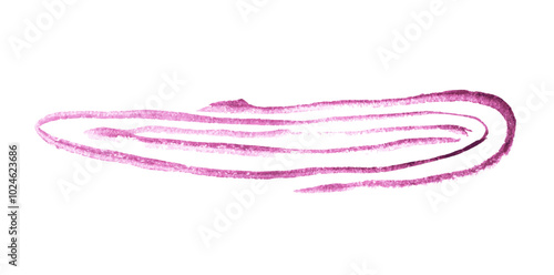 Purple Watercolor blot background. Brush stroke abstract shape. Paint stain wallpaper.