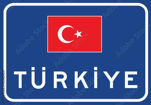 Warning Signs, Turkey Highway Standard Traffic Signs (Turkish: Karayollari Standart Trafik Isaret Levhalari, Tehlike Uyari Isaretleri, Kaplama Ustu Yon Levhasi) 