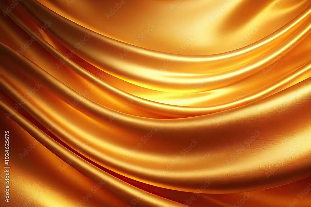 Smooth gradient silk background in gold and orange colors Smooth gradient silk background in gold and orange colors