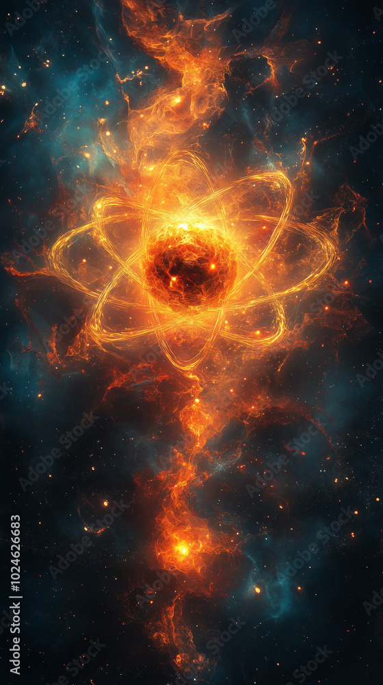 Cosmic Energy Swirl in Deep Space Cosmic Energy Swirl in Deep Space