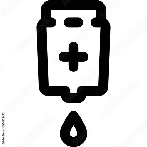 Simple vector icon antiseptic