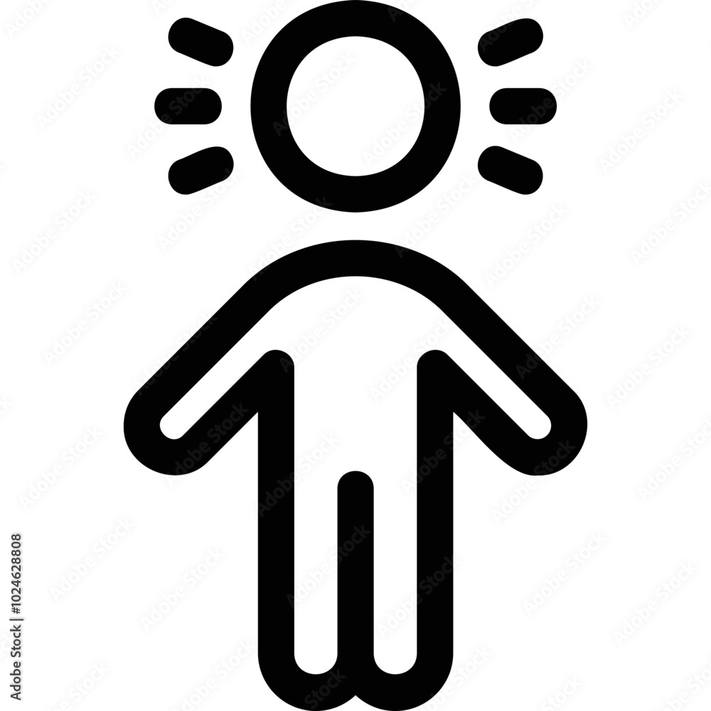 Simple vector icon man calling Simple vector icon man calling