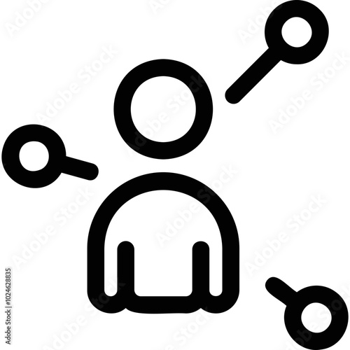 Simple vector icon man
