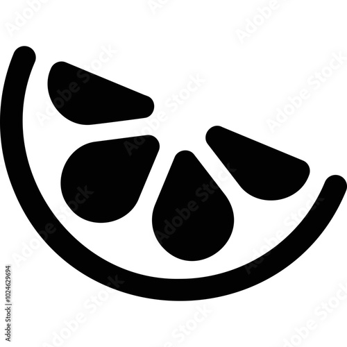 Simple vector icon lemon