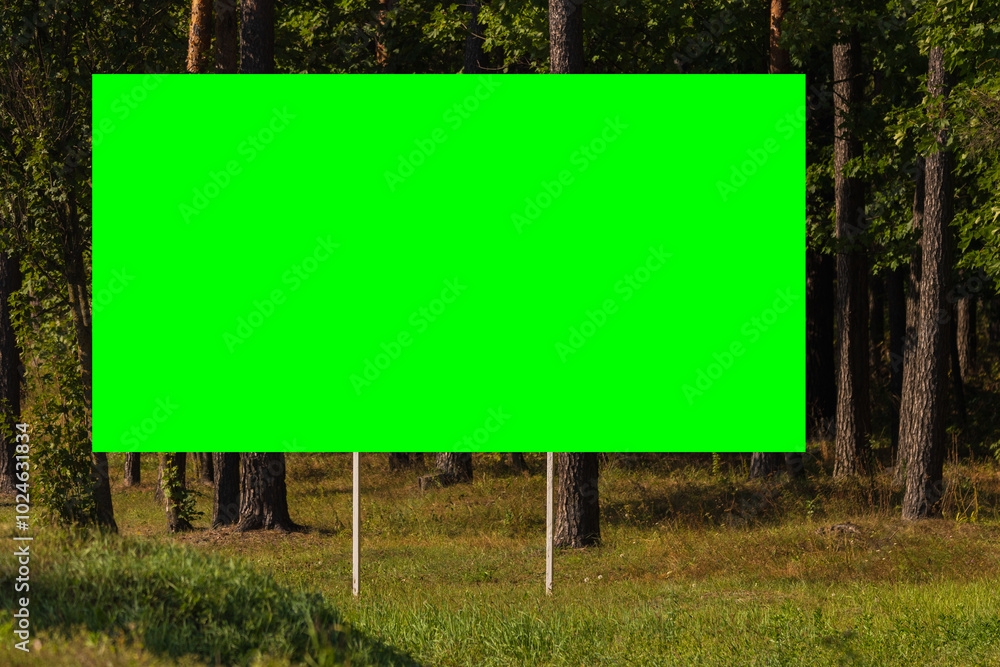 Background for design, billboards on city streets and along roads Background for design, billboards on city streets and along roads