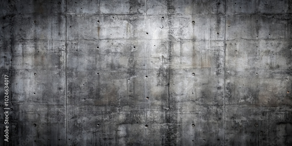 A weathered concrete wall with a subtle spotlight effect showcasing its imperfections and natural texture A weathered concrete wall with a subtle spotlight effect showcasing its imperfections and natural texture