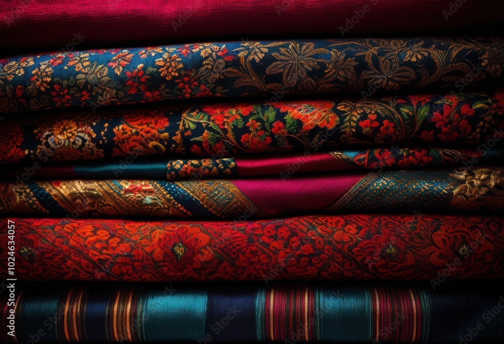 captivating macro shot showcasing intricate patterns varied fabrics vivid designs highlight uniqueness craftsmanship, closeup, texture, detail, color captivating macro shot showcasing intricate patterns varied fabrics vivid designs highlight uniqueness craftsmanship, closeup, texture, detail, color