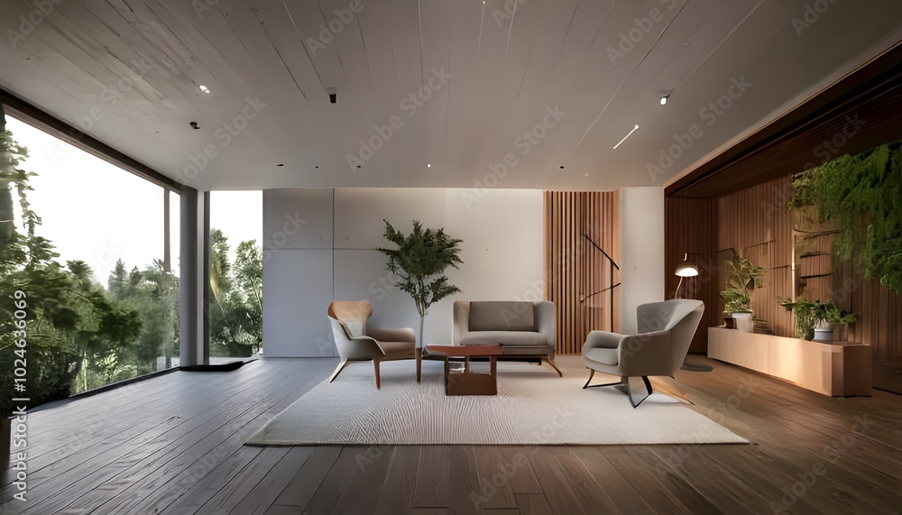 Minimalist and cozy design living room Minimalist and cozy design living room