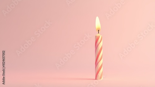 Celebration, Joy, and Festivity Embodied in a Single Candle