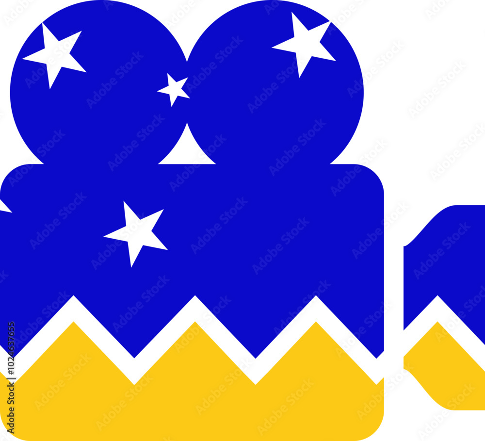 Obraz premium Chilean Antarctic Territory Flag on Documenrty icon