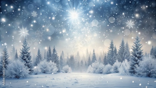 Snowy winter background with glittering shades of gray